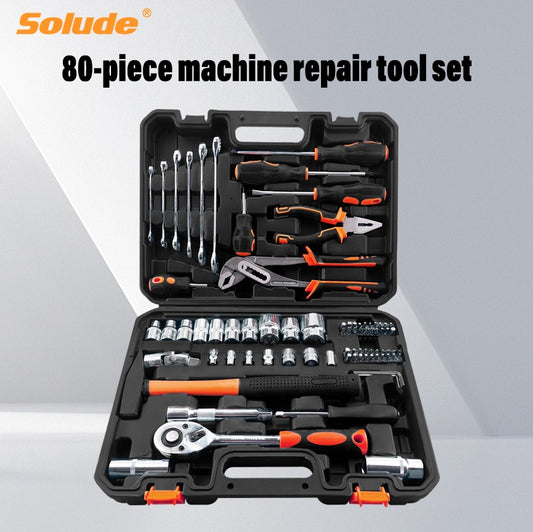 80-Piece Professional Machine Repair Tool Kit
