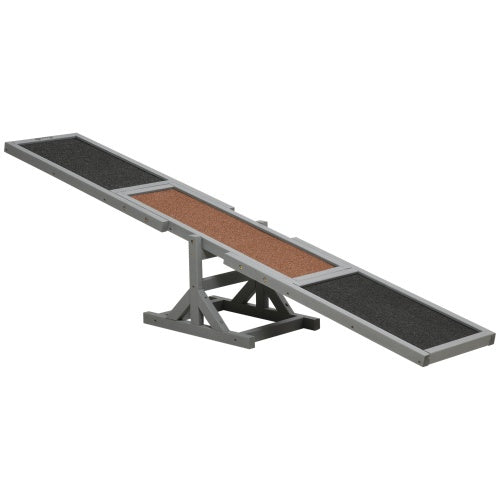 ooden Dog Agility Seesaw – Training & Exercise Platform for Dogs, Outdoor Running & Balance Game Equipment