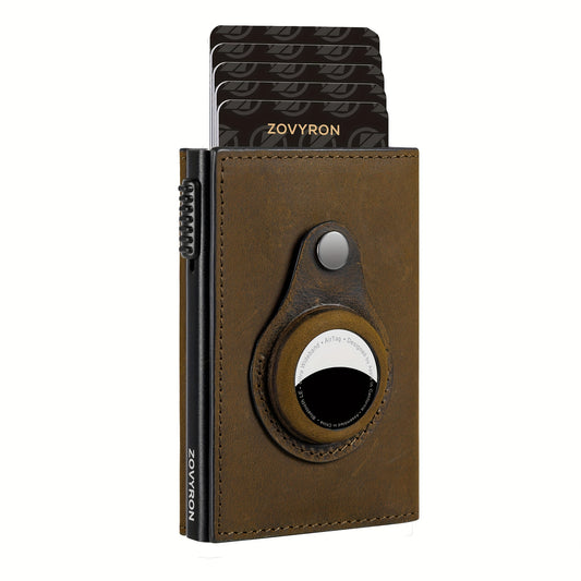 Smart Tri-Fold Design with AirTag Slot