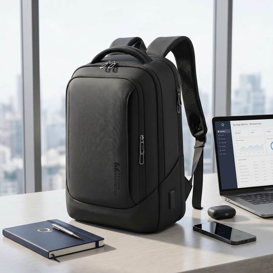 15.6" Laptop Backpack with USB Charging Port - Waterproof Business Travel & Work Daypack