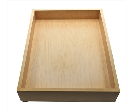 SlidingSusan Solid Wood Pull-Out Cabinet Drawer – Soft-Close, Full Extension, Heavy-Duty Storage Solution (Hard Rock)