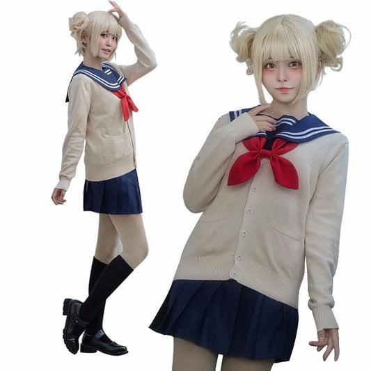 Himiko Toga Cosplay Costume for Women – Anime My Hero Academia School Uniform Outfit 🎭✨
