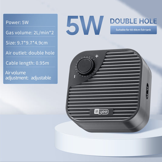 Cherlam Static Oxygen Generator – 5W Silent Aquarium Aerator, Reliable Oxygen Supply for Fish Tanks & Aquatic Plants