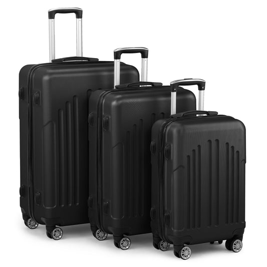 3-Piece ABS+PC Suitcase Collection