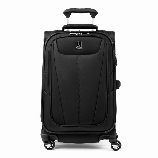 Travelpro Maxlite 5 Softside Expandable Carry-On Luggage 21”, Ultra-Lightweight Spinner Suitcase with 4 Wheels (Black)