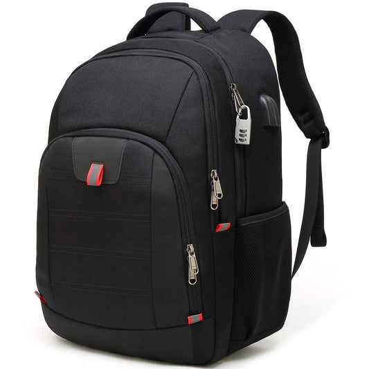 DELLA GAO 32L Anti-Theft Laptop Backpack – USB Charging Business Travel Bag for 17.3” Laptops