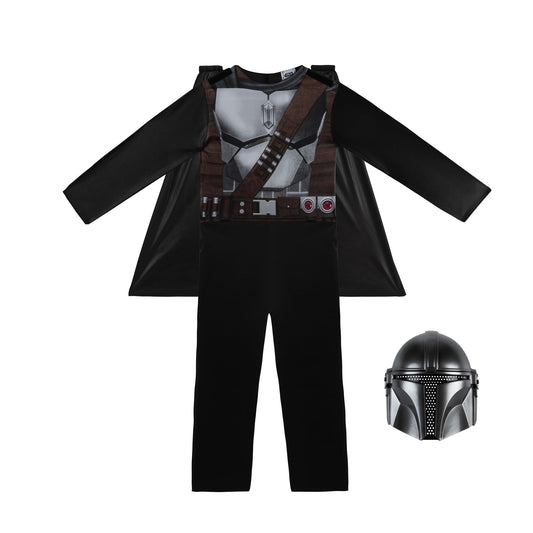 Kids The Mandalorian Costume – Official Star Wars Beskar Armor Outfit with Cape & Mask