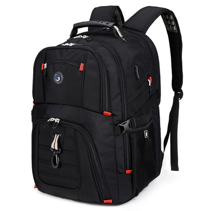 Extra Large 50L Travel Laptop Backpack – Airline-Approved Carry-On with USB Charging & Lock (17″)