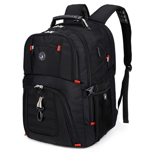 Extra Large 50L Travel Laptop Backpack – Airline-Approved Carry-On with USB Charging & Lock (17″)