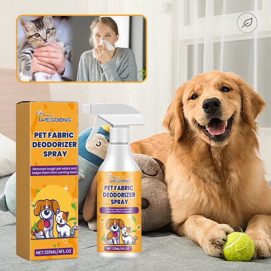 Long-Lasting Pet Odor Deodorizer Spray – Neutralize Indoor Smells with Pet-Safe Refreshing Mist