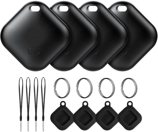 Android Find Hub Bluetooth Tracker Tag, Smart Item Locator with Global Tracking, IP67 Waterproof and Replaceable Battery