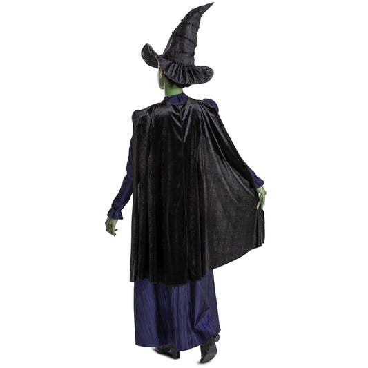 Official Elphaba Costume – Wicked Witch Dress, Cape & Hat for Women 🖤💚