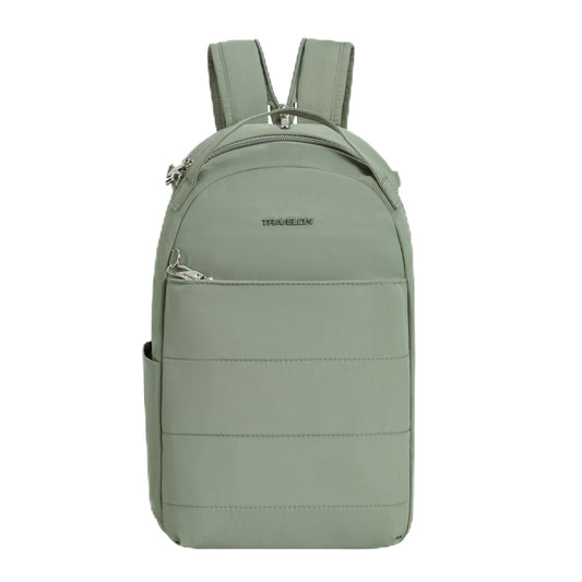 Travelon Roam Convertible Anti-Theft Backpack & Sling – Ultra-Light RFID Secure Daypack with Slash-Resistant Design (Moss)