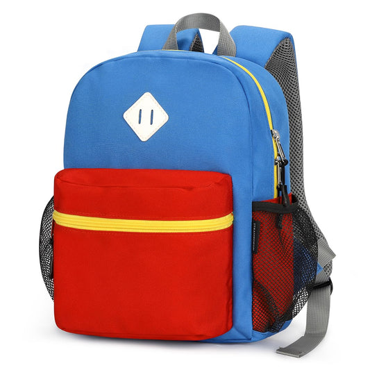 SteamedBun Toddler Backpack for Boys 2–4 – Mini Preschool & Kindergarten Backpack Blue Red