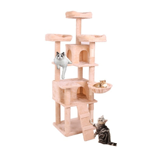 Cat Climbing Frame – Multi-Level Indoor Cat Tree with Scratching Posts, Platforms & Resting Areas