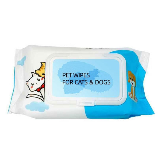 Dog & Cat Pet Wet Wipes – Plant-Based Unscented Grooming Wipes for Paws, Ears, Eyes & Butt Cleaning, Deodorizing & Daily Care