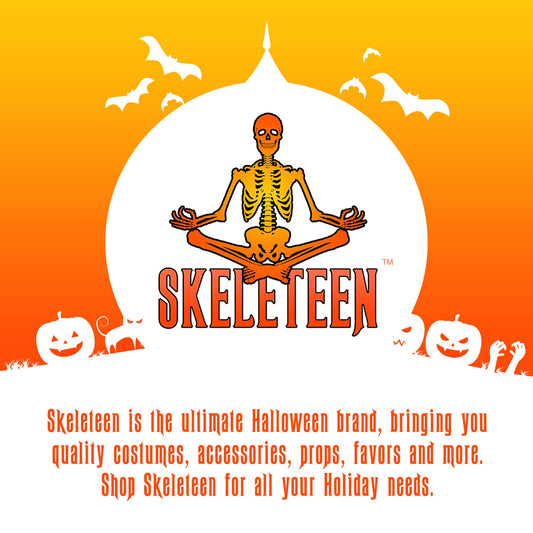 Brown Witch’s Besom Broom – Classic Halloween Witch Accessory by Skeleteen