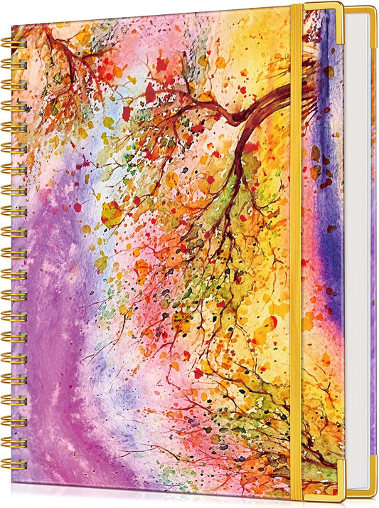 Autumn Tree A5 Hardcover Spiral Journal with Thick Lined Paper