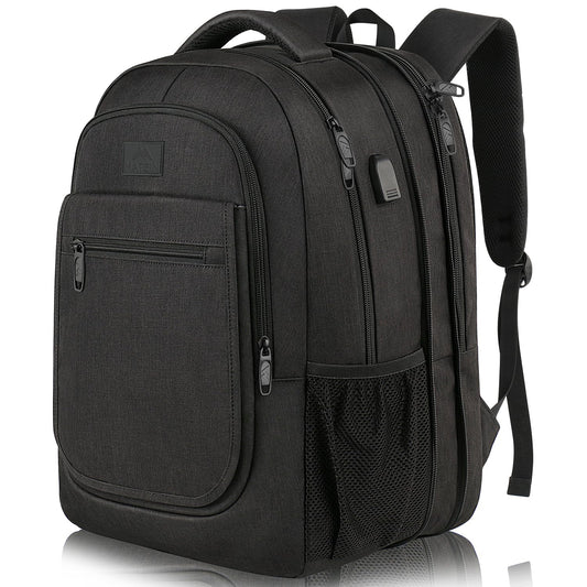 MATEIN Expandable Travel Laptop Backpack with USB Charging Port – Anti-Theft Business Bag 15.6”