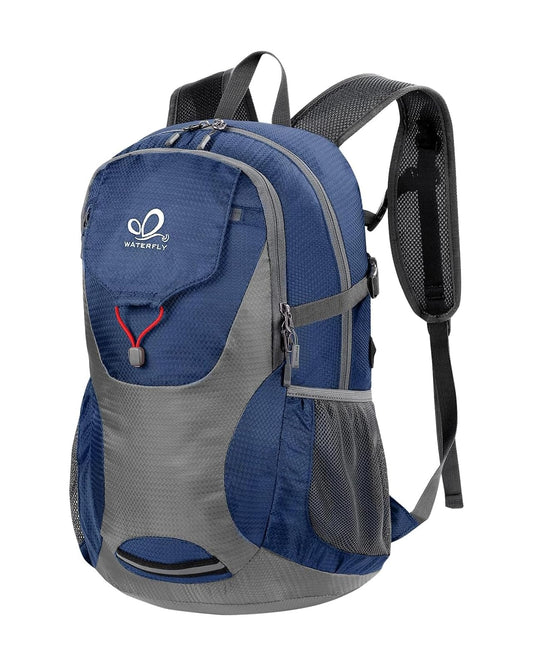 Waterfly 30L Ultra-Light Packable Hiking Backpack – Foldable Travel Daypack, Blue