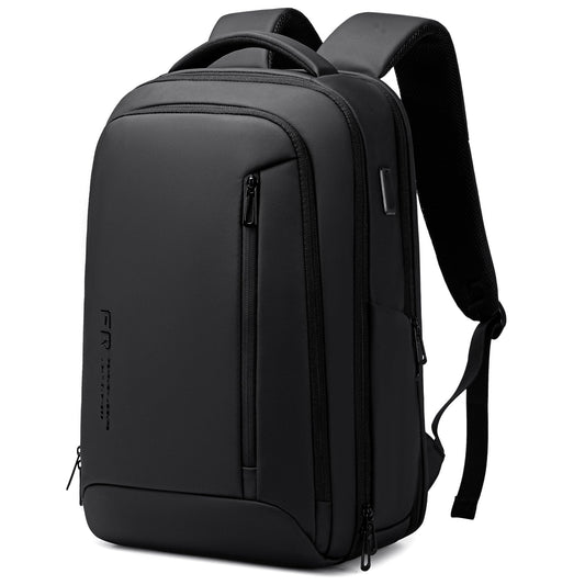 FENREE.GEER Business Laptop Backpack for Men – Water-Resistant Tech Backpack with USB Charging Port, Fits 17” Laptops (Black)