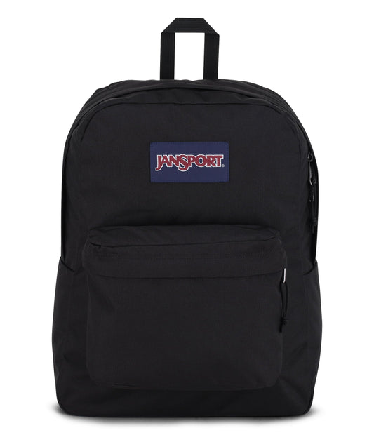 JanSport SuperBreak One Backpack – Lightweight Durable School Bookbag with Organizer (Black)