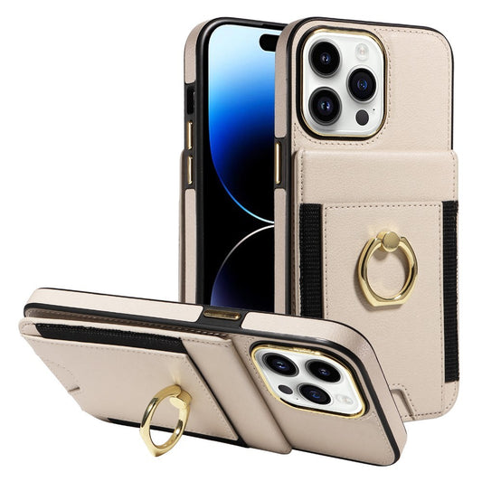 3-in-1 Ring Holder Phone Case with Camera Protection - Magnetic Kickstand Case for iPhone
