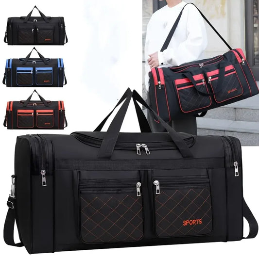 Men’s Large-Capacity Travel Handbag – Multi-Pocket Luggage & Clothing Storage Bag for Daily Commute, Gym & Long Trips