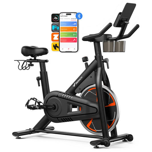 MERACH S36 Magnetic Exercise Bike — Smart Indoor Cycling with App Integration (330 lbs Capacity)