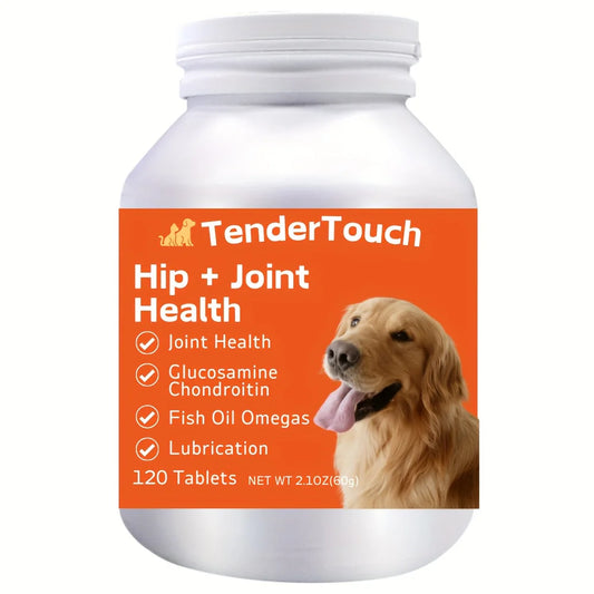 Dog Hip & Joint Supplement – Glucosamine, Chondroitin & Vitamin A for Mobility, Flexibility & Long-Term Joint Health