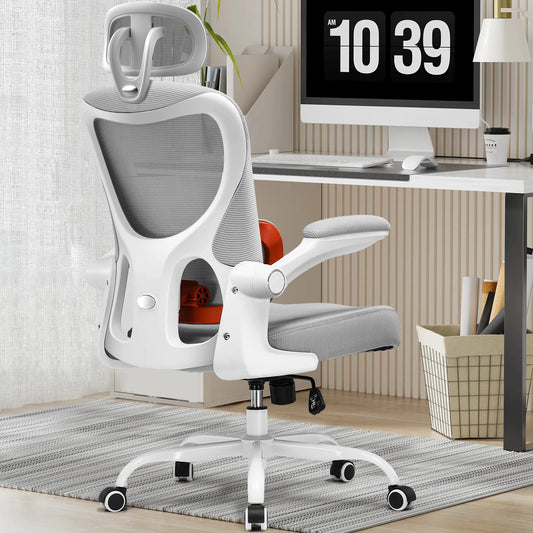 💺 Comhoma Ergonomic Office Chair – Executive Desk Chair with 3D Headrest & Flip-Up Armrests for Home & Office Comfort