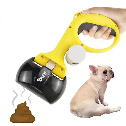 Dog Poop Bag Dispenser with Clip – Portable Waste Bag Holder & Cleaning Tool for Dog Walks