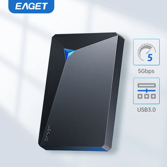Eaget Portable External Hard Drive 1TB–5TB USB 3.0 5Gbps 2.5-Inch HDD – High-Speed Storage for PC, Laptop & MacBook (116 characters)