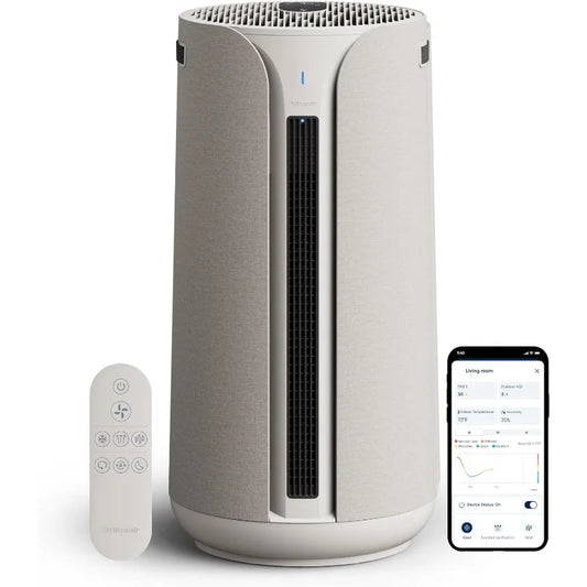BlueAir ComfortPure 3-in-1 Air Purifier — Cooling, Heating & HEPA-Silent Cleaner for Home, Pets & Allergies