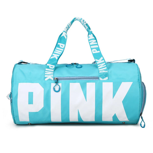 Handheld fitness gym bag – waterproof dry/wet separation sports duffel with shoe compartment & adjustable strap for outdoor football