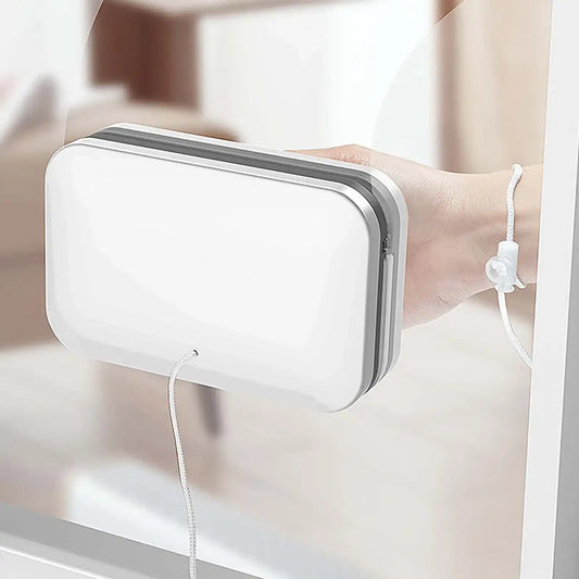 Portable Magnetic Double-Side Window Glass Cleaner Brush Tool – Household Wiper for Washing Both Sides Easily 💧