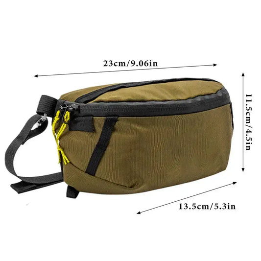 Waterproof Mobile Phone Waist Bag – Nylon Multifunction Pouch with Adjustable Strap for Travel & Daily Use