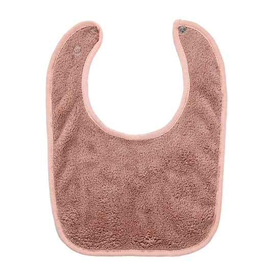 Solid Terry Towel Baby Bibs – Soft Cotton Adjustable Feeding & Burp Bandanas | Korean Style Pocket Bibs for Boys & Girls