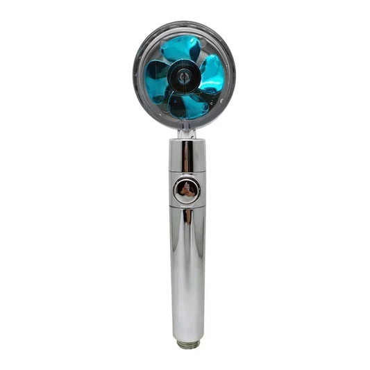 360° Rotation Water-Saving High-Pressure Shower Head – 2023 Turbo Fan Design