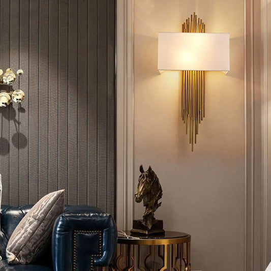 Modern Creative Wall Sconce Lamp with E12 Socket – Bedroom, Corridor & Living Room Lighting Fixture (Bulb Not Included)