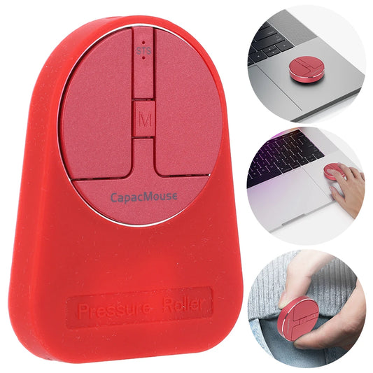 Ultra-Thin Wireless Mouse – 3-Mode BT 5.2 & 2.4G USB Mini Mouse with Adjustable DPI & Receiver for Laptop/PC