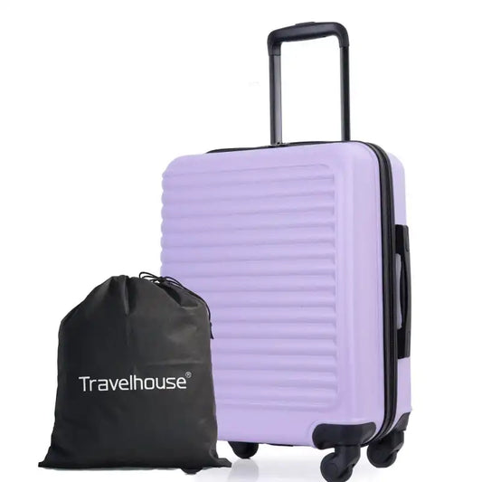 Travelhouse 20″ Carry-On Hardside Suitcase – Lightweight Spinner Wheels Travel Luggage