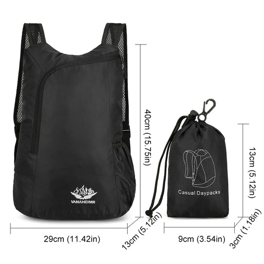 10L Ultralight Foldable Backpack – Waterproof Portable Hiking Daypack | Compact Outdoor Travel Pack for Men & Women