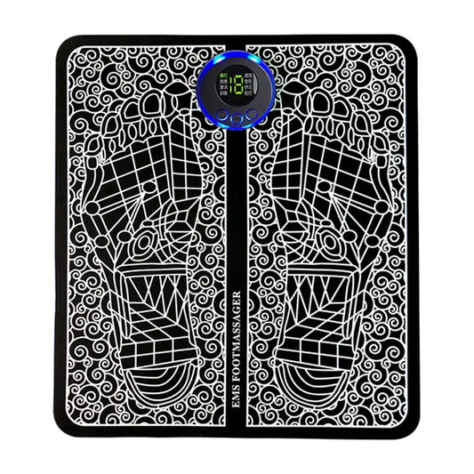 EMS Foot Massager Pad with 8 Modes – Electric TENS Acupuncture Pulse Muscle Stimulator Mat