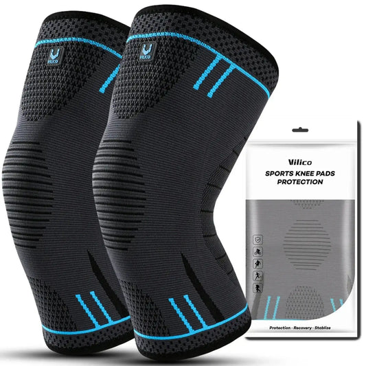 Compression Knee Sleeve for Sports – Support Brace for Running & Gym