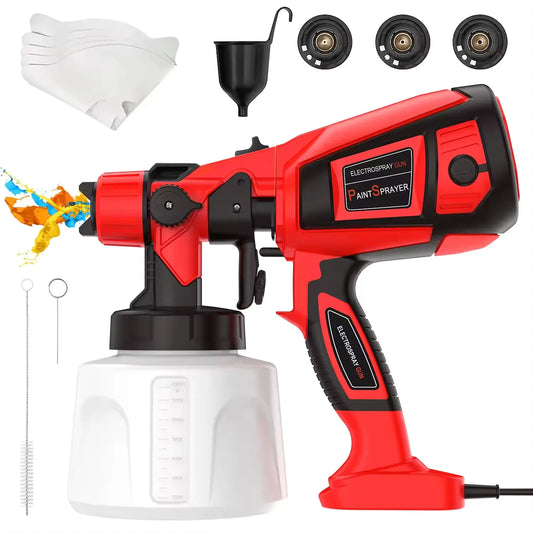 “800W Cordless Electric Spray Gun – High Power 900ml Paint Sprayer for Furniture, Cabinets, Walls, Doors & Fence”