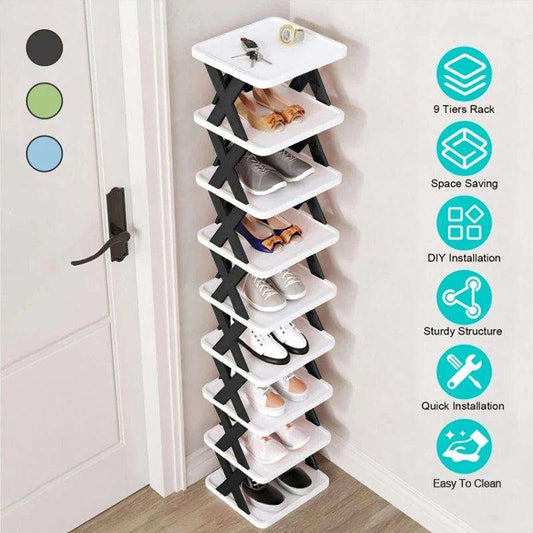 Shoe Organizer Rack – Multi-Layer, Detachable, Space-Saving Shelf for Home Use - PulinGO