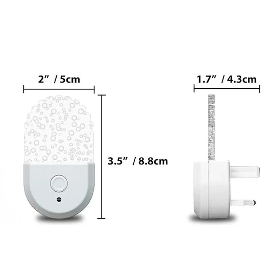 Bedside LED Night Light – Eye Protection Mini Wall Lamp for Bedroom, Aisle & Kids Room (EU/US Plug)