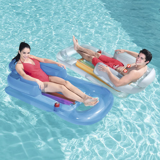 Inflatable Floating Water Sports Seat – Foldable & Portable Pool Chair for Summer Relaxation & Fun