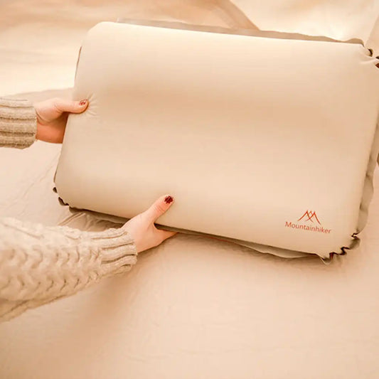 Self-Inflating Camping Air Pillow – Ultralight Portable Travel Sleep Cushion